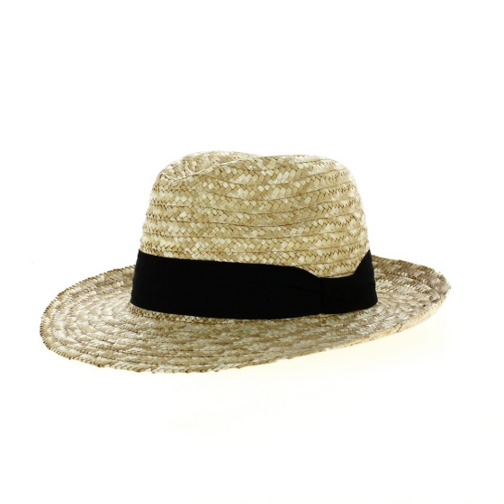 Chapeau fedora paille naturel Briançon