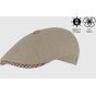 Quimper flat cap in UPF 40+ linen