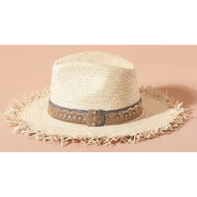Balthazar Straw Fedora Hat - Traclet   Reference: 20108| Traclet Hatmakers