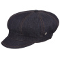 Vittoria Cotton Denim Newsboy Cap - Fléchet