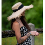 Alessia Beach Raffia Wide-Brimmed Hat - Traclet
