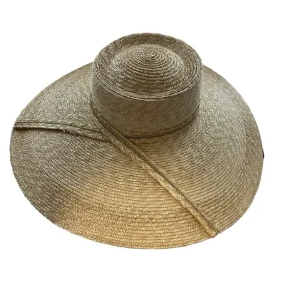 Celestina Wide Brim Straw Capeline - Traclet   Reference: 20127| Traclet Hatmakers