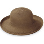 White Suede Breton Wide Brim Hat UPF50+ - House of Ord