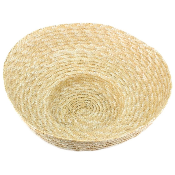 Hepburn Braided Straw Cloche Hat - Traclet