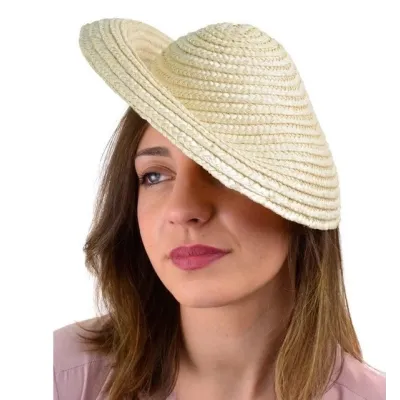 Bruna Ivory Headband Ceremonial Hat - TRACLET Reference: 20144| Chapellerie Traclet