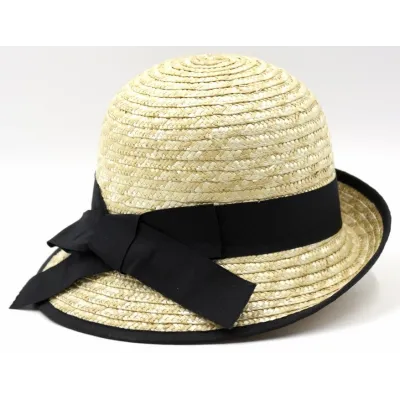 Chapeau Cloche Olga Paille - Marone