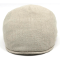 Villemontais Flat Cap UPF 40+ UV Protection Linen Beige - Traclet