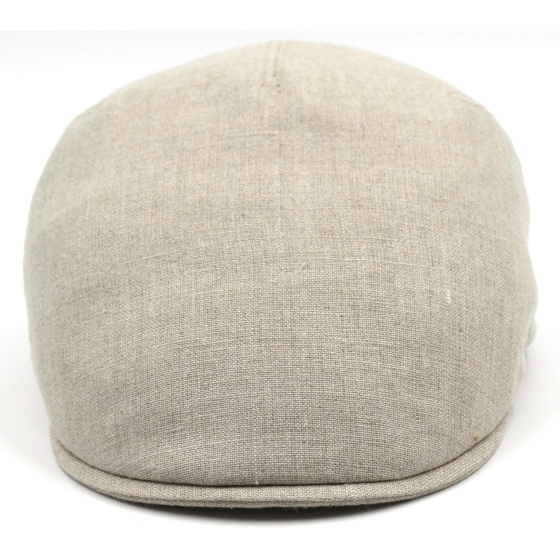 Casquette Plate Villemontais Lin Anti UV UPF 40+ Beige - Traclet Casquette Plate Villemontais Lin Anti UV UPF 40+ Beige - Traclet