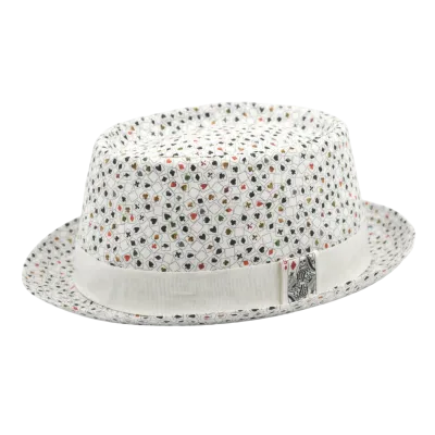 Chapeau Porkpie Jeu de Carte - UPF 40+ - ref 20179
