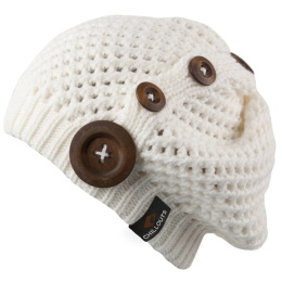 Nelly White Knit Beret - Traclet