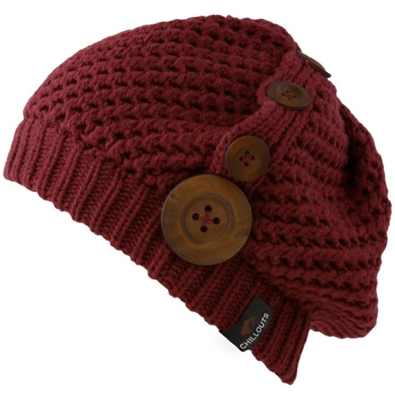 Tricot Nelly Bordeaux beret - Traclet