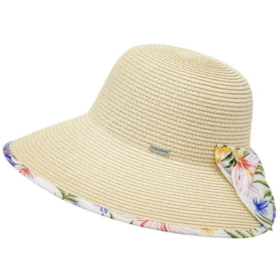 Beach Cap Wide Visor Beige - Traclet Reference: 20194| Chapellerie Traclet