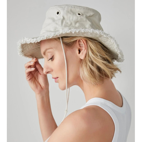Chapeau Safari a franges T3 Wanderer Stone UPF 50+ - Tilley Chapeau Safari a franges T3 Wanderer Stone UPF 50+ - Tilley