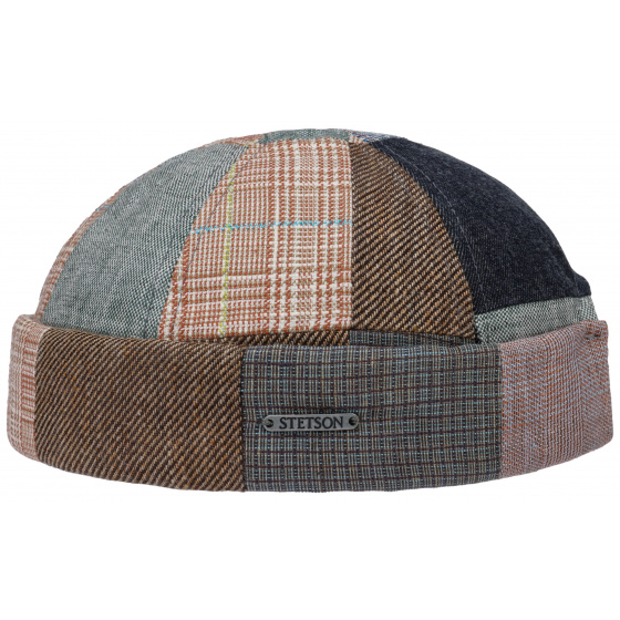 Bonnet Docker Buléon Lin Patchwork - Stetson Bonnet Docker Buléon Lin Patchwork - Stetson