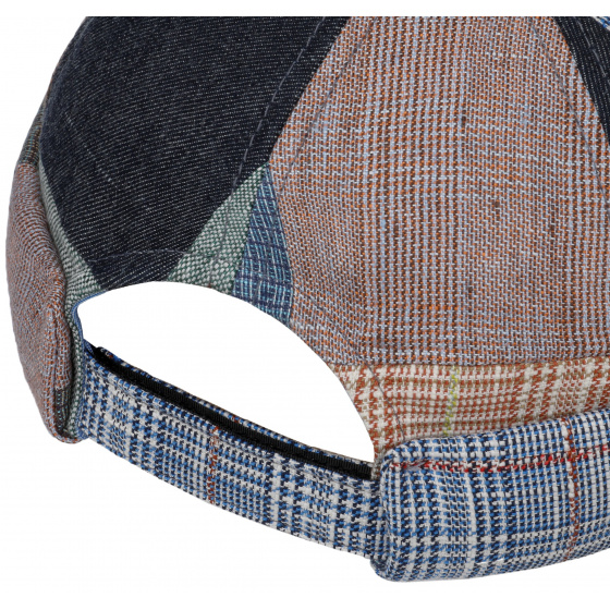 Giacomo Linen & Silk Patchwork Docker Beanie - Stetson