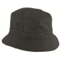 Black Waterproof Charter Bucket Hat - Traclet