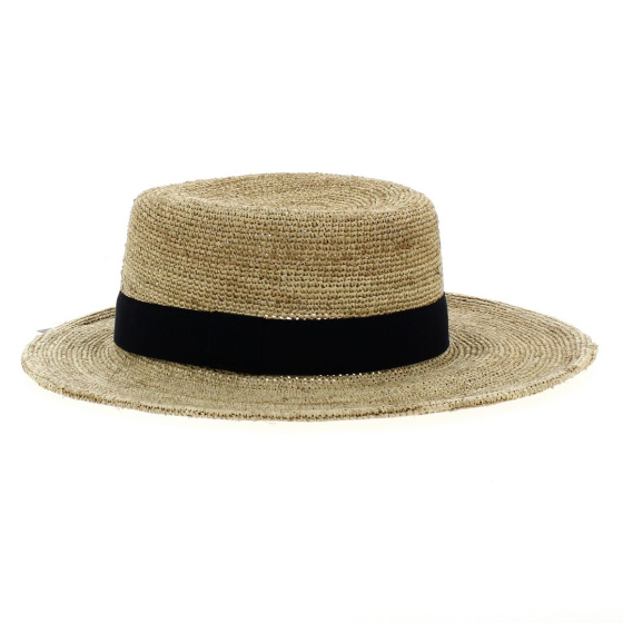 Casquette chapeau raphia zoe