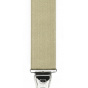 Solid Color Leather Back Clip-on Y-Shape Suspenders 130 Made in France
