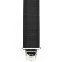 Solid Color Leather Back Clip-on Y-Shape Suspenders 130 Made in France