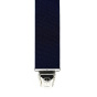 Solid Color Leather Back Clip-on Y-Shape Suspenders 130 Made in France