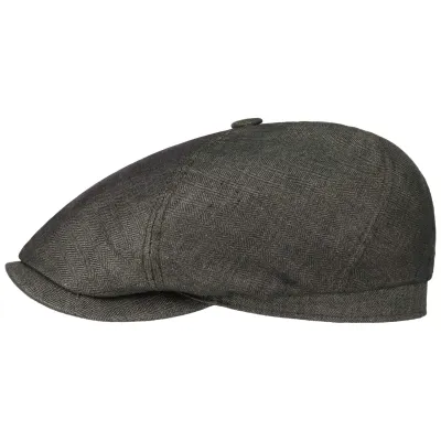 Casquette Brooklin Queens Lin Chevron Olive - Stetson Stetson Reference : 20256| Chapellerie Traclet