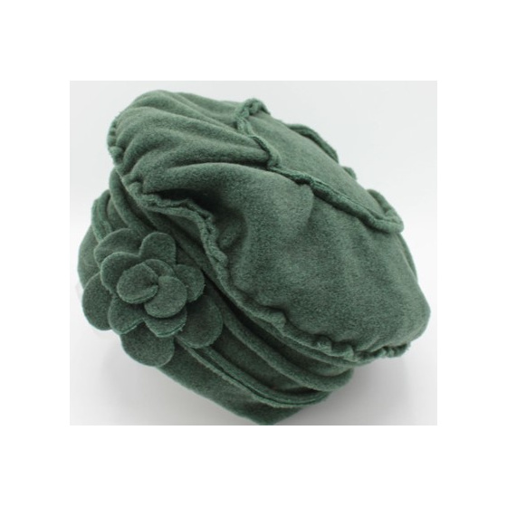 Fiona Flower Fleece Beanie - Traclet Fiona Flower Fleece Beanie - Traclet
