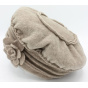 Fiona Flower Fleece Beanie - Traclet