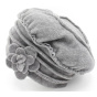 Fiona Flower Fleece Beanie - Traclet