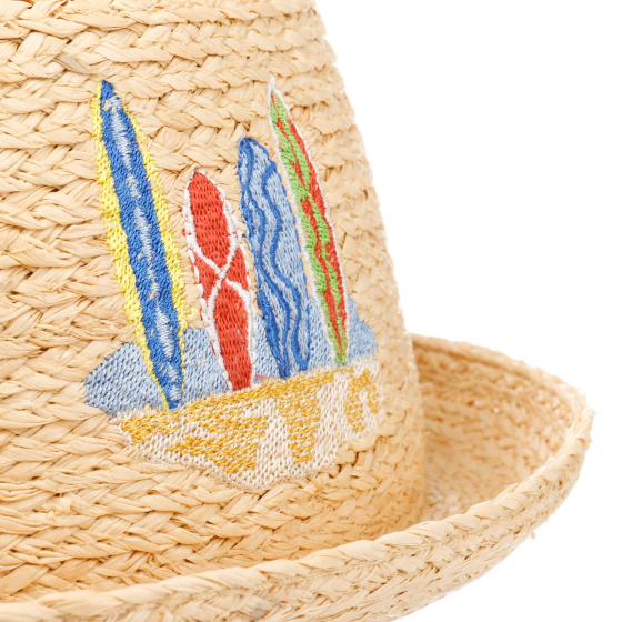 Chapeau Pork Pie Raffia Paille Naturelle - Stetson