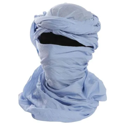Sky Blue Cotton Cheche -Traclet Reference: 20268| Chapellerie Traclet