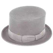 Chapeau Haut De Forme Gris