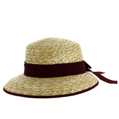 Casquette paille Visière Fabienne - Traclet