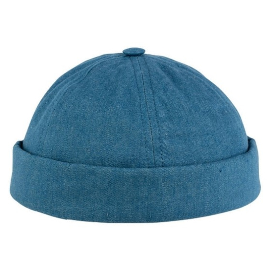 Cooper Raw Denim Cotton Docker Cap - Mtm