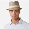 Chapeau Trilby Fluoriet Paille Beige - Barts  Reference : 20281| Chapellerie Traclet