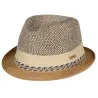 Chapeau Trilby Fluoriet Paille Beige - Barts  Reference : 20281| Chapellerie Traclet