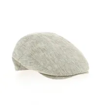 Casquette plate justin positiano lin beige - Traclet - ref 20294