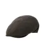 Justin Positano brown linen flat cap - Traclet - ref 20296