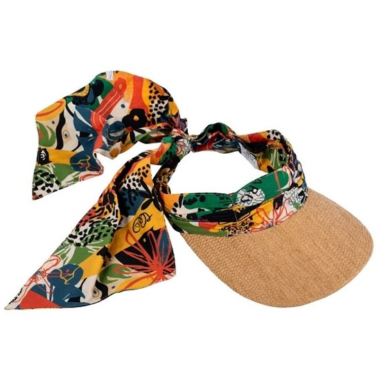 Sicilia Cotton Scarf Visor - Traclet