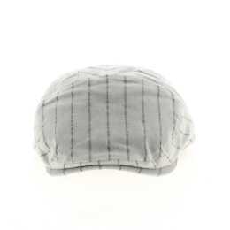 Hooli linen flat cap