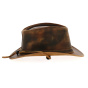 Leather traveller hat Sixpack