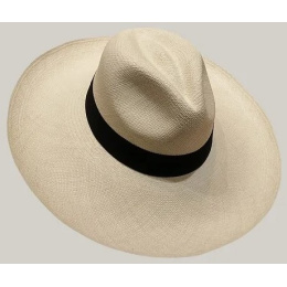 Wide Brim Panama Fedora Robbins Hat - Traclet