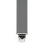 Plain Colored Suspenders with Leather Back Clips Y Shape 110 Made in France