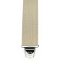 Plain Colored Suspenders with Leather Back Clips Y Shape 110 Made in France