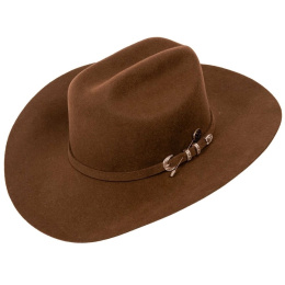 Chapeau Western Cattleman Feutre Laine marron - American Hat makers