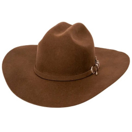 Western Cattleman Brown Felt Hat - American Hat Makers