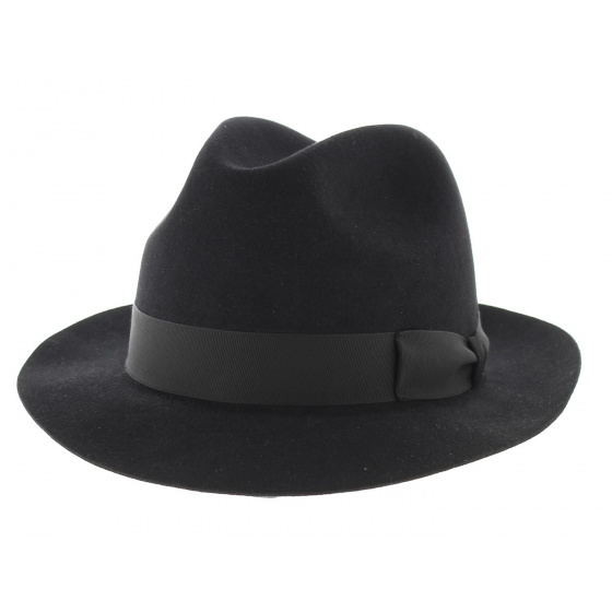 Chapeau Fedora Luberon Feutre Laine Noir Chapeau Fedora Luberon Feutre Laine Noir