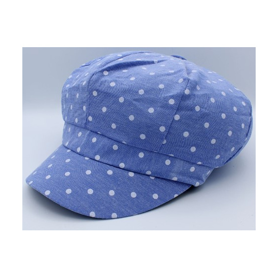 Newsboy Retro Cap Mozuky Cotton Sky Blue - Traclet