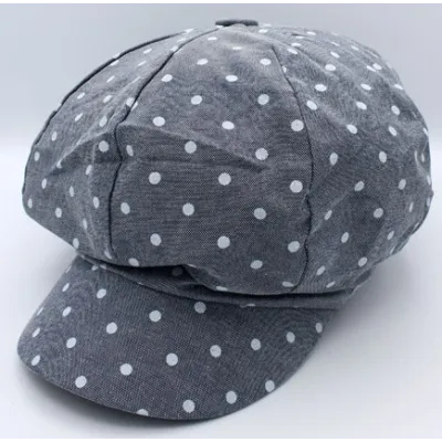 Casquette Gavroche Retro Mozuky Coton Gris - Traclet