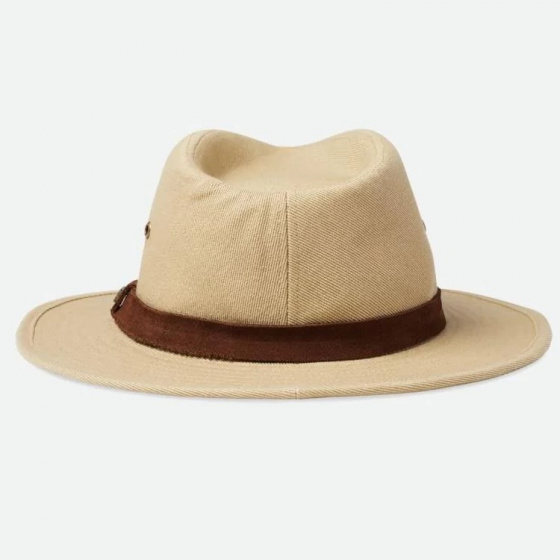 Chapeau Traveller Messer Coton Beige Safari - Brixton Chapeau Traveller Messer Coton Beige Safari - Brixton