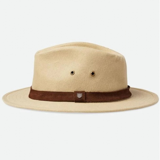 Traveller Messer Hat Safari Beige Cotton - Brixton